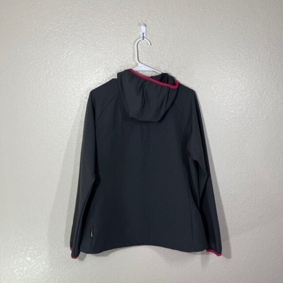 Jack Wolfskin Jacket Womens XL Flexsheild Softshell Full Zip Gray Pink Stretch - Picture 7 of 8